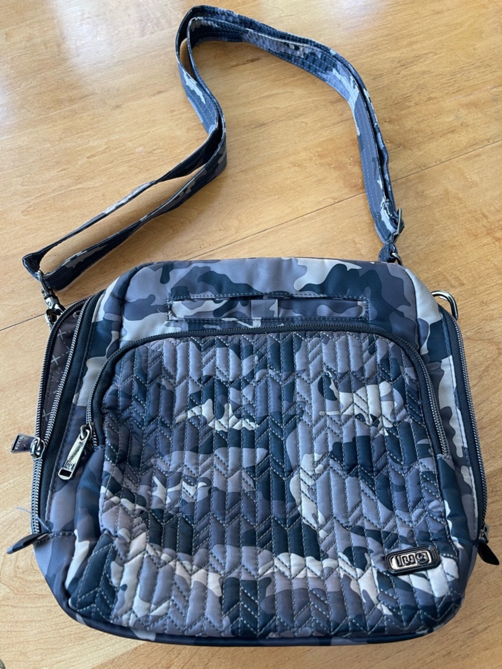 Lug Ranger Quilted Camouflage Crossbody Bag